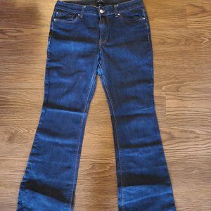 White House Black Market Skinny Flare Short Jeans